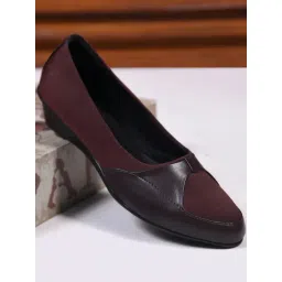 TRYME Women's Maroon Ballerinas-picture-24