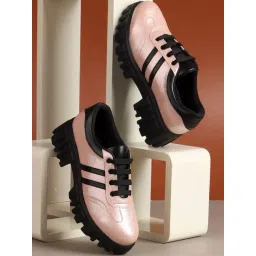 TRYME Women's Rose Gold Sneakers-picture-16