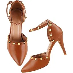 TRYME Women's Fashion Pointed Stiletto Heel Pump Shoes for Party and Formal Occasions-picture-11