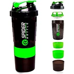 TRYORA Spider Shaker Bottle 600ml Gym Protein Shaker for Workout, BPA Free Leakproof Supplement Storage & Blender Mixing Ball-picture-10