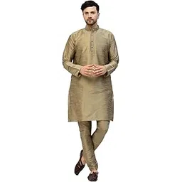 ts lifestyle Men's Silk Blend Kurta With Pant Sets.-picture-23