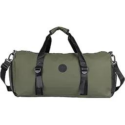 ts with techsun 52CM Duffel Bag for Men & Women – Travel Gym Bag with Shoe Compartment, Wet Pocket & Adjustable Strap – Multi-Pocket Sports Shoulder Bag, Weekend, Overnight Luggage Bag (Green)-picture-23