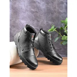 TSF Leather Police Boots For Men-picture-17
