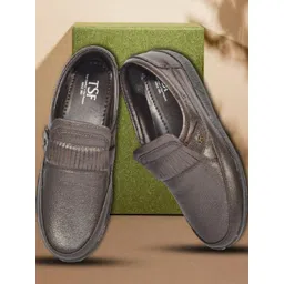 TSF Men Brown Leather Formal Shoes-picture-36
