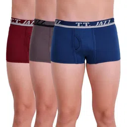 Pack of 3 Solid Men Trunk-image-3