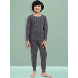 T.T. Kids Round Neck Long Sleeves Thermal Set-picture-10