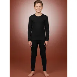 T.T. Kids Round Neck Long Sleeves Thermal Set-picture-41
