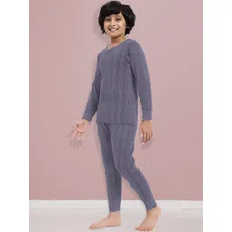 T.T. Kids Round Neck Long Sleeves Thermal Set-picture-26