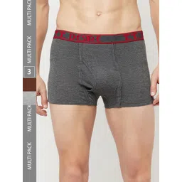 T.T. Men Pack Of 3 Desire Pure Cotton Trunks-image-26