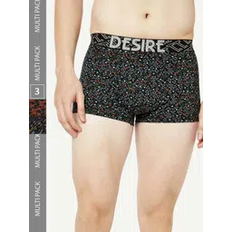 T.T. Men Pack Of 3 Printed Pure Cotton Trunks-image-16