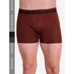 T.T. Men Pack Of 3 Titanic ICD Pure Cotton Long Trunks-image-18