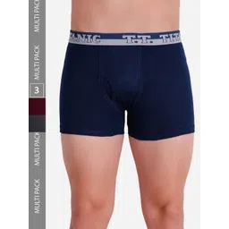 T.T. Men Pack Of 3 Titanic ICD Pure Cotton Long Trunks-image-19
