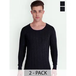 T.T. Pack Of 2 Cotton Hotpot Elite Light Weight-Ultra Warm Thermal Top-picture-15