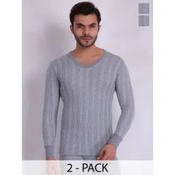 T.T. Pack Of 2 Cotton Hotpot Elite Light Weight-Ultra Warm Thermal Top-picture-16