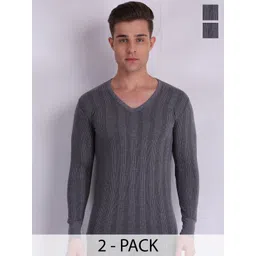 T.T. Pack Of 2 Cotton Hotpot Elite Light Weight-Ultra Warm Thermal Top-picture-14