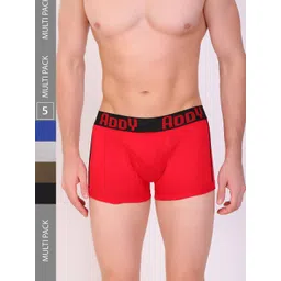 T.T. Pack Of 5 Addy Pure Cotton Trunks ADY_TRNK_PO5_MIX_95-picture-25
