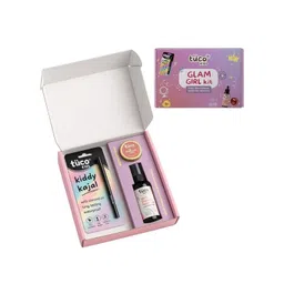 Tuco Intelligent Girls Set Of 3 Kiddy Kajal, Beetroot Lip & Cheek Tint & Body Spray-picture-10