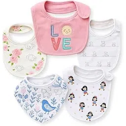 TuddyBuddy 100% Cotton Double Layer Colorful Bandana Drool Bibs for Baby Boy & Baby Girl (Adjustable)-picture-22