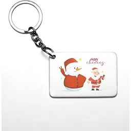 tulip art Selfie Santa: Beautifully Designed Key Chain Gift For Secret Santa (Pack of 2)-picture-38