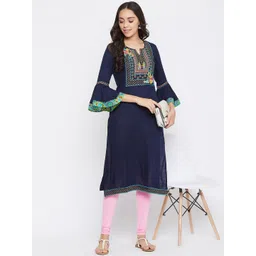 Tulsattva Women Pack Of 2 Solid Churidar-Length Leggings image 5