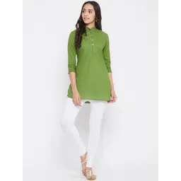 Tulsattva Women Pack Of 2 Solid Churidar-Length Leggings image 3