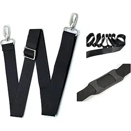 Tumery Nylon Replacement Adjustable Shoulder Strap with Hook for Briefcase, Computer Messenger Bag, Laptop Case Luggage/Duffel/Camera (Width - 4 cm/Length 137 cm) Set of 1-picture-36