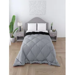 tundwal's Black & Grey Geometric Heavy Winter Double Bed Comforter-picture-27