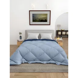 tundwal's Blue Geometric Heavy Winter Double Bed Comforter-picture-15