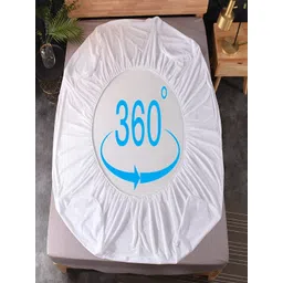 tundwal's Brown Terry Breathable Mattress Protector image 4