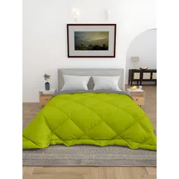 tundwal's Green & Grey Geometric Heavy Winter Double Bed Comforter-picture-31