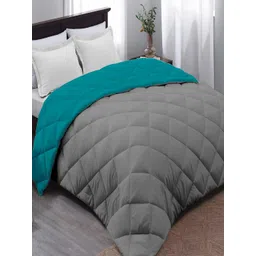 tundwal's Green & Grey Heavy Winter 210 GSM Double Bed Comforter-picture-39