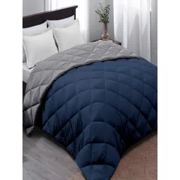 tundwal's Grey & Blue Heavy Winter 210 GSM Double Bed Comforter-picture-36