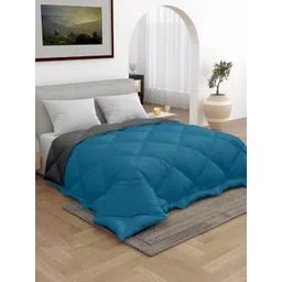 tundwal's Grey & Blue Heavy Winter Double Bed Comforter-picture-14