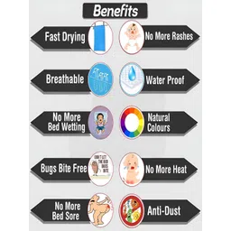 tundwal's Maroon Polycotton Water Resistant Mattress Protector image 2