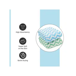 tundwal's Multicoloured 2 Striped Other 400 GSM Bath Towel image 5