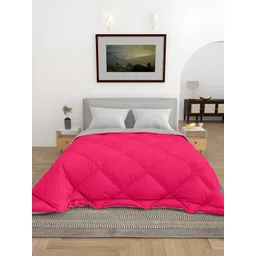tundwal's Pink & Off White Heavy Winter Double Bed Comforter-picture-19