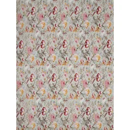 tundwal's Red & Yellow Floral Cotton 210 TC King Bedsheet with 2 Pillow Covers image 4