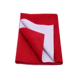 tundwal's Red Polycotton Water Resistant Mattress Protector-picture-24