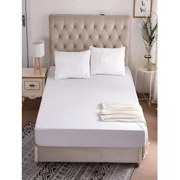 tundwal's White Terry Breathable Mattress Protector-picture-13
