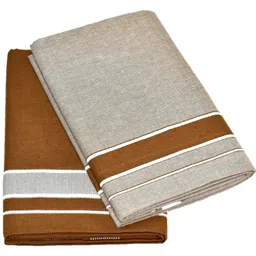 tuni mani Men's Cotton Dhoti/Kerala Style Dhoti, 2.0meter (Pack of 2) image 1