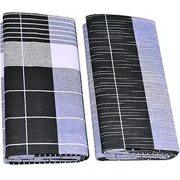 tuni mani Men's Cotton Lungi Stitched/Black Fancy/Length- 2.10mtr (Pack of 2)-picture-31