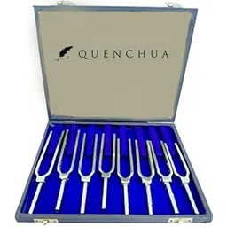 Tuning Fork Steel set of 8 with Rubber Pad having different frequency (256C,288D,320E,341F,384G,426A,480B,512C)| to do Scientific experiments for school college laboratory students-picture-27