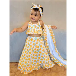 Tura Turi Girls Cotton Lehenga Choli-picture-32