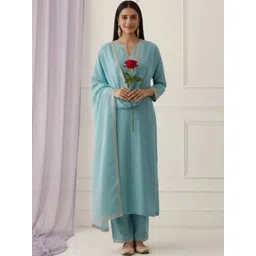 TURITY Women Regular Kurta with Trousers & With Dupatta-picture-42