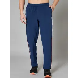 TURNFIT Men Printed Lightweight Mid-Rise Track Pants-picture-37