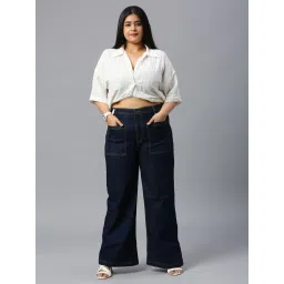 Turning Blue Blue High Rise Jeans image 5