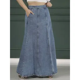 Turning Blue Blue Maxi Skirt-picture-36