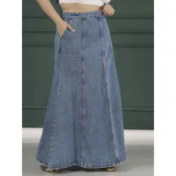 Turning Blue Blue Maxi Skirt-picture-47