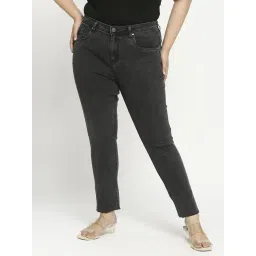 Turning Blue Grey High Rise Jeans-picture-30