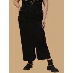 Turning Blue Pencil Maxi Skirt-picture-46